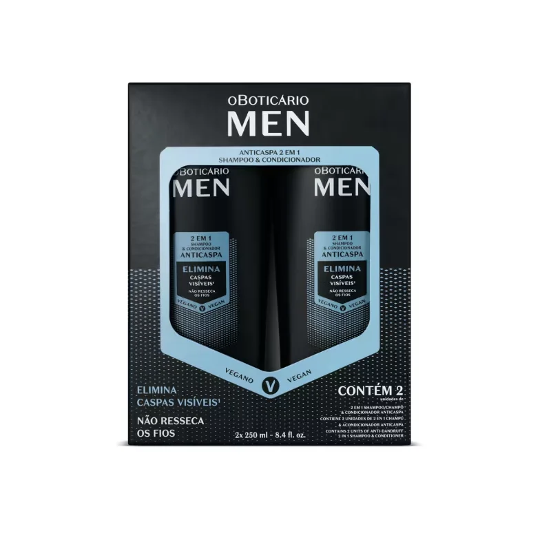 Kit Shampoo E Condicionador 2 em 1 Men (2 itens)