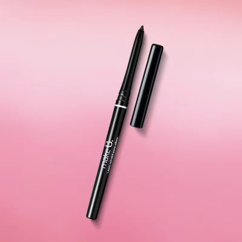 Lápis Retrátil para Olhos Preto Make B.