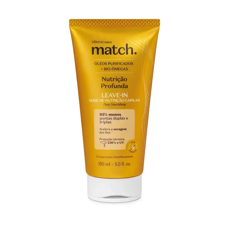 Leave-In Dose de Nutrição Capilar Match Nutrição Profunda 150ml