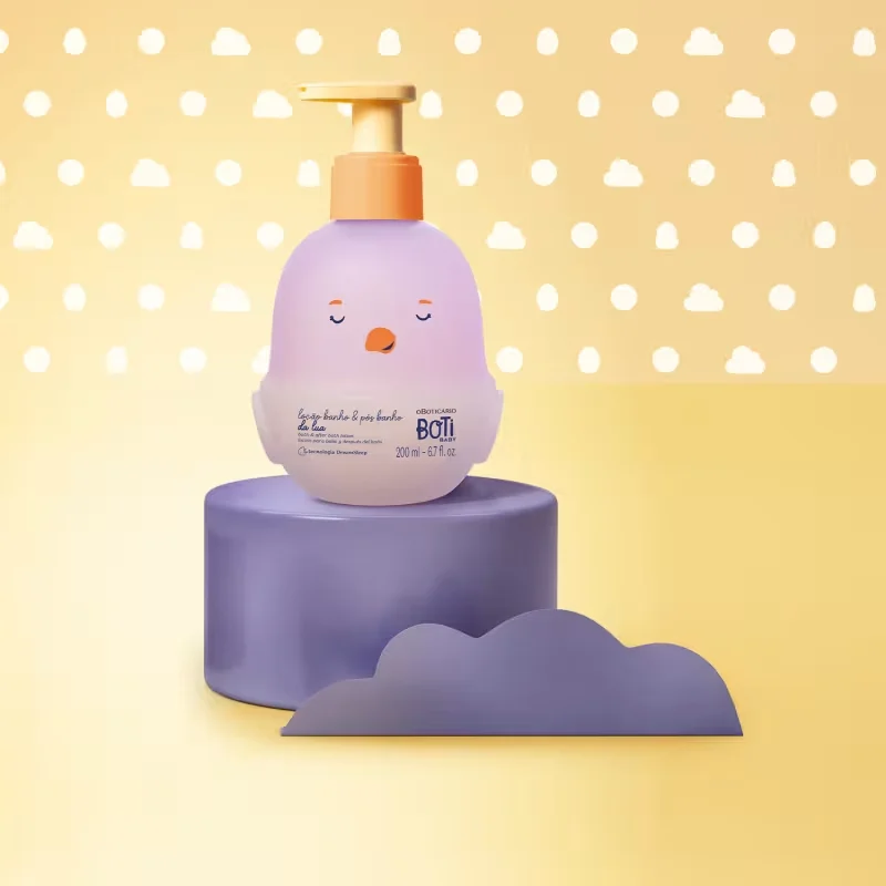 Loção Corporal Banho e Pós-Banho Boti Baby Lua 200ml