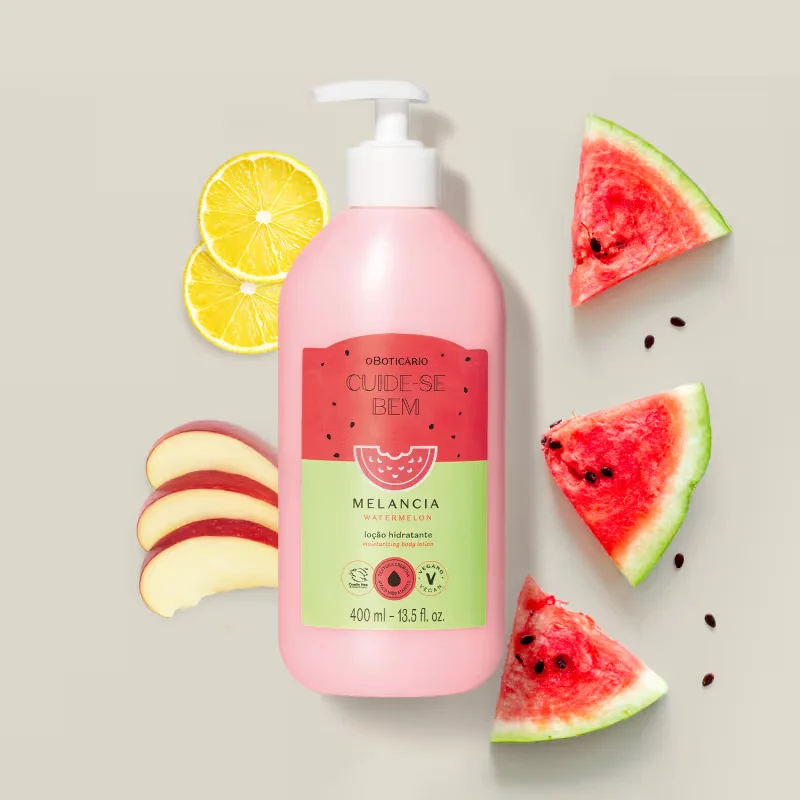 Loção Desodorante Hidratante Corporal Cuide-se Bem Melancia 400ml