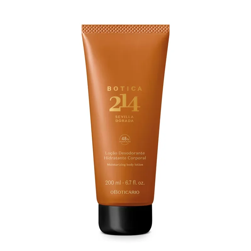 Loção Desodorante Hidratante Corporal Fougére Aromático Sevilla Dorada 200ml