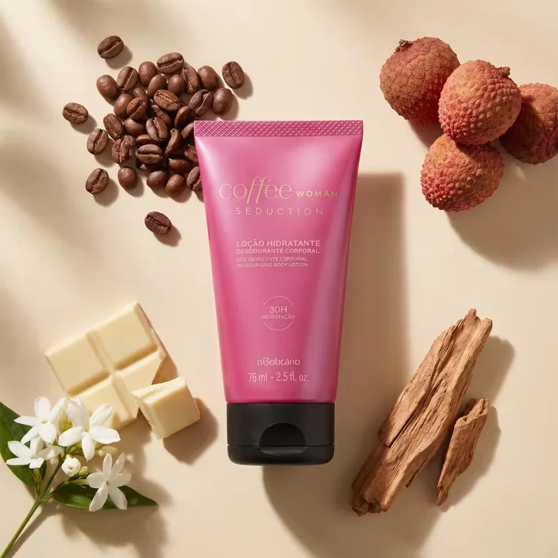 Loção Hidratante Desodorante Corporal Coffee Woman Seduction 75ml
