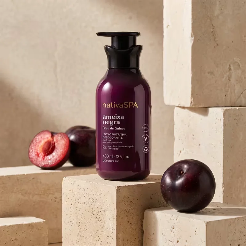 Loção Hidratante Desodorante Corporal Nativa Spa Ameixa Negra 400ml