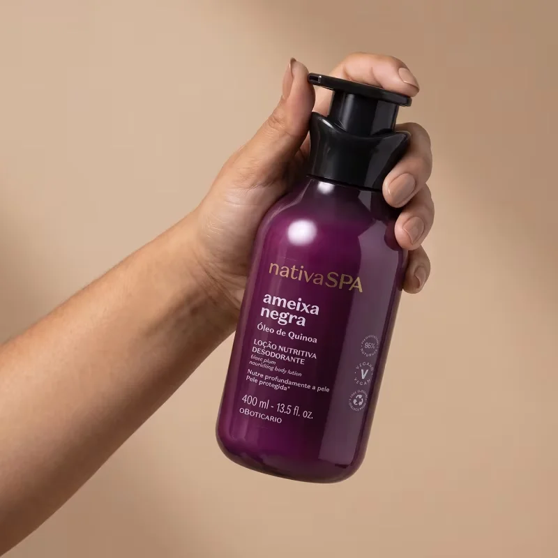 Loção Hidratante Desodorante Corporal Nativa Spa Ameixa Negra 400ml
