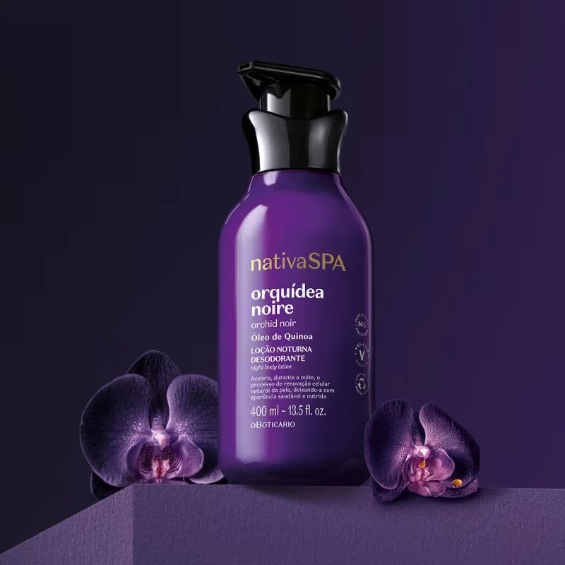 Loção Noturna Desodorante Corporal Nativa SPA Orquídea Noire 400ml