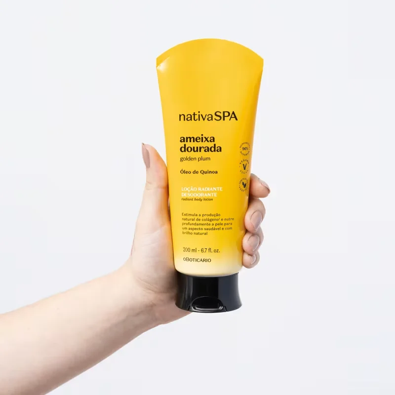 Loção Radiante Desodorante Corporal Nativa Spa Ameixa Dourada 200ml