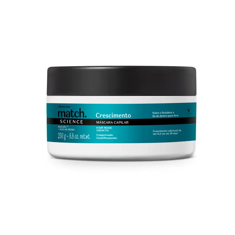 Máscara Capilar Match Science Crescimento 250g
