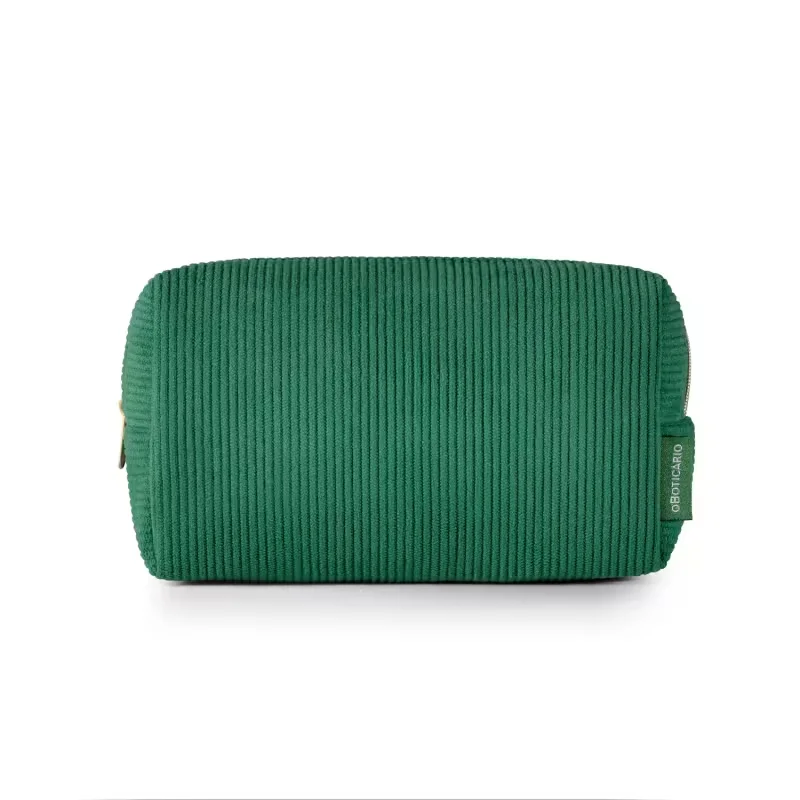 Nécessaire Verde e Dourado O Boticário