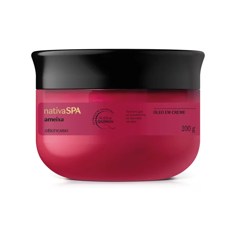Óleo Em Creme Corporal Nativa Spa Ameixa 200g