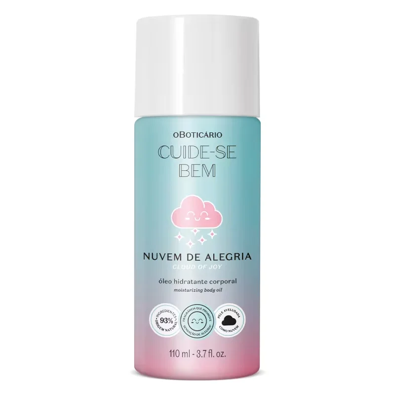 Óleo Hidratante Corporal Cuide-se Bem Nuvem de Alegria 110ml