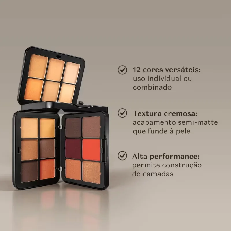 Paleta De Maquiagem Multifuncional Make B. Deep Blend 20g