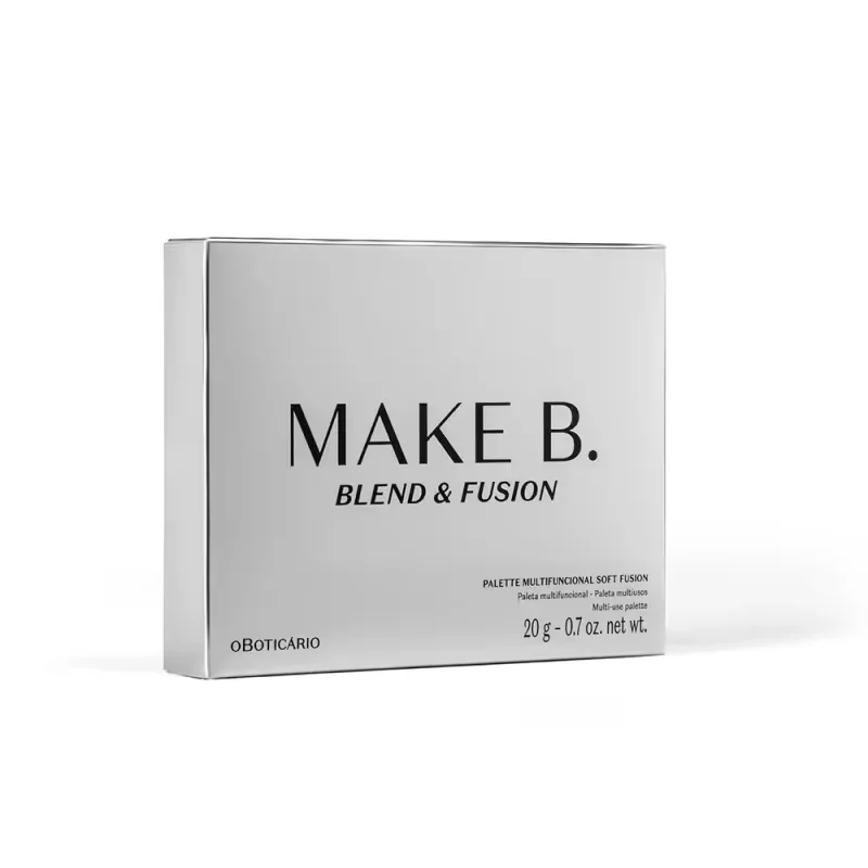 Paleta De Maquiagem Multifuncional Make B. Soft Fusion 20g