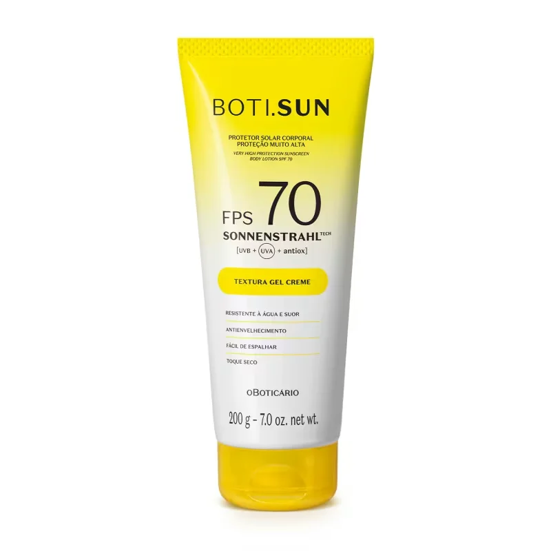 Protetor Solar Corporal FPS70 Boti.Sun 200g