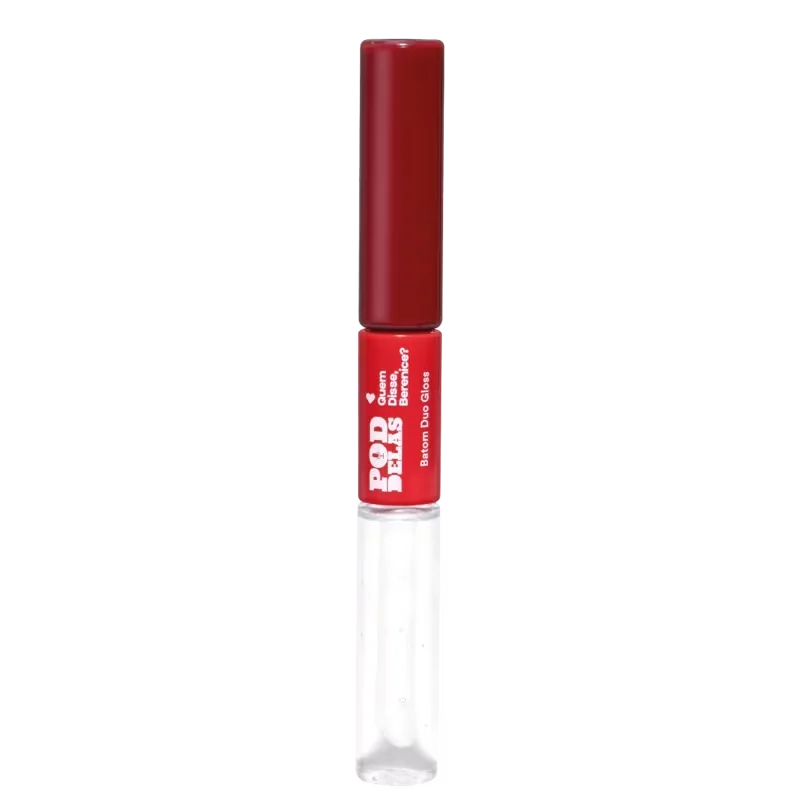 Quem Disse, Berenice? QDB Pod Delas Vermelho se Inscreve - Batom Duo Gloss 8ml