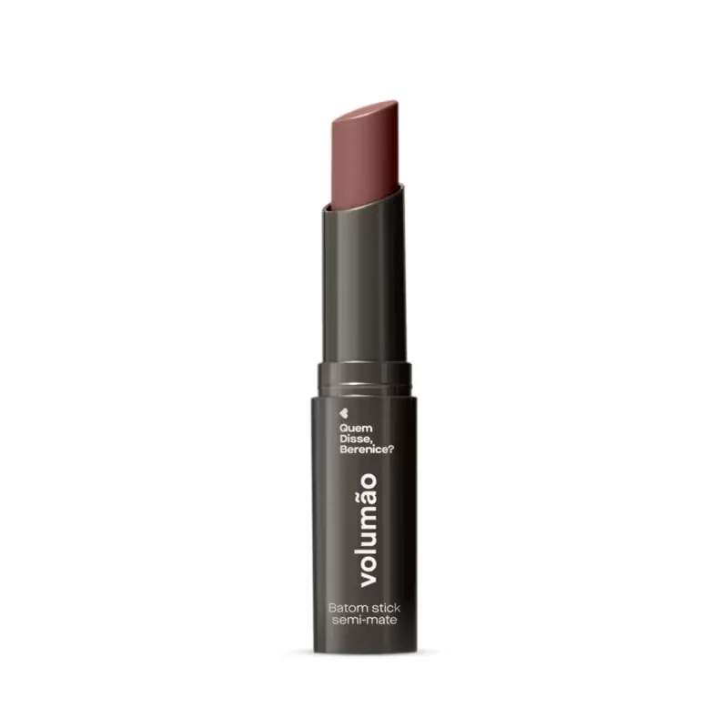 Quem Disse, Berenice? Volumão Marrom Chocolê - Batom Semi-Mate 3,4g