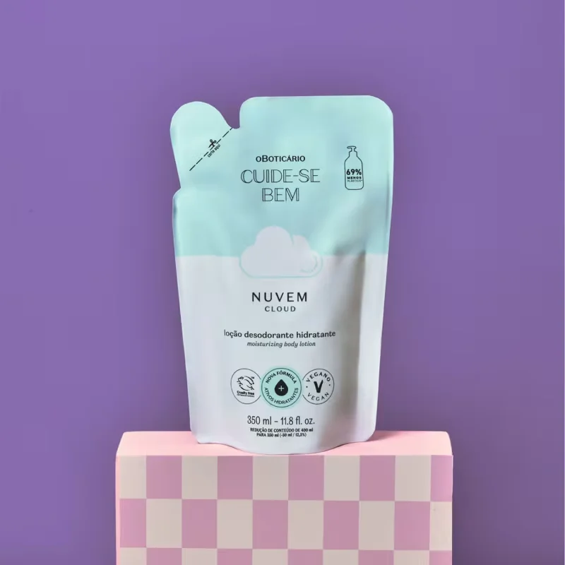 Refil Loção Desodorante Hidratante Cuide-se Bem Nuvem 350ml