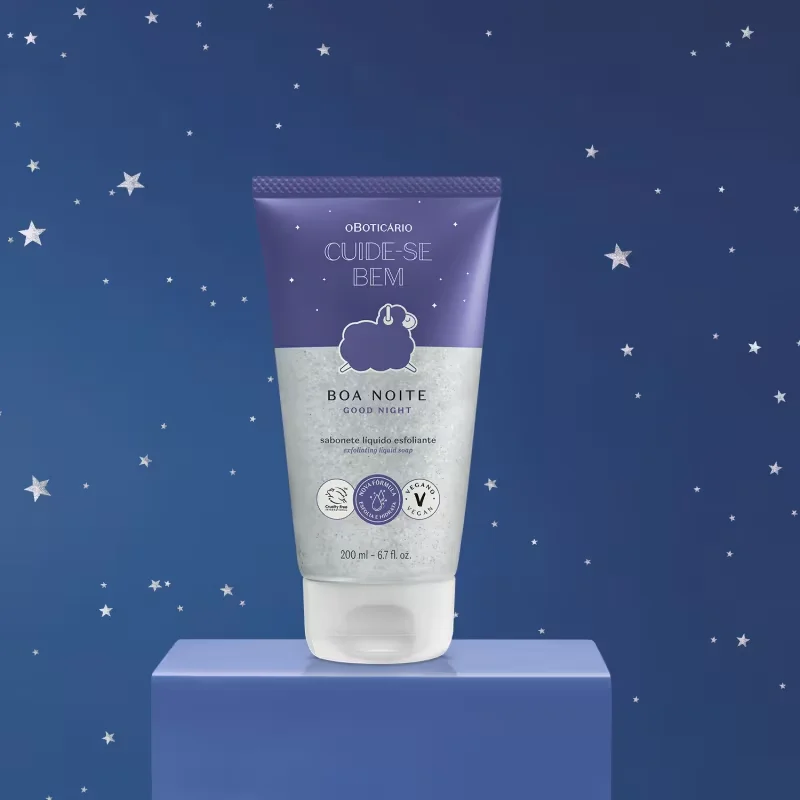 Sabonete Líquido Esfoliante Cuide-se Bem Boa Noite 200ml