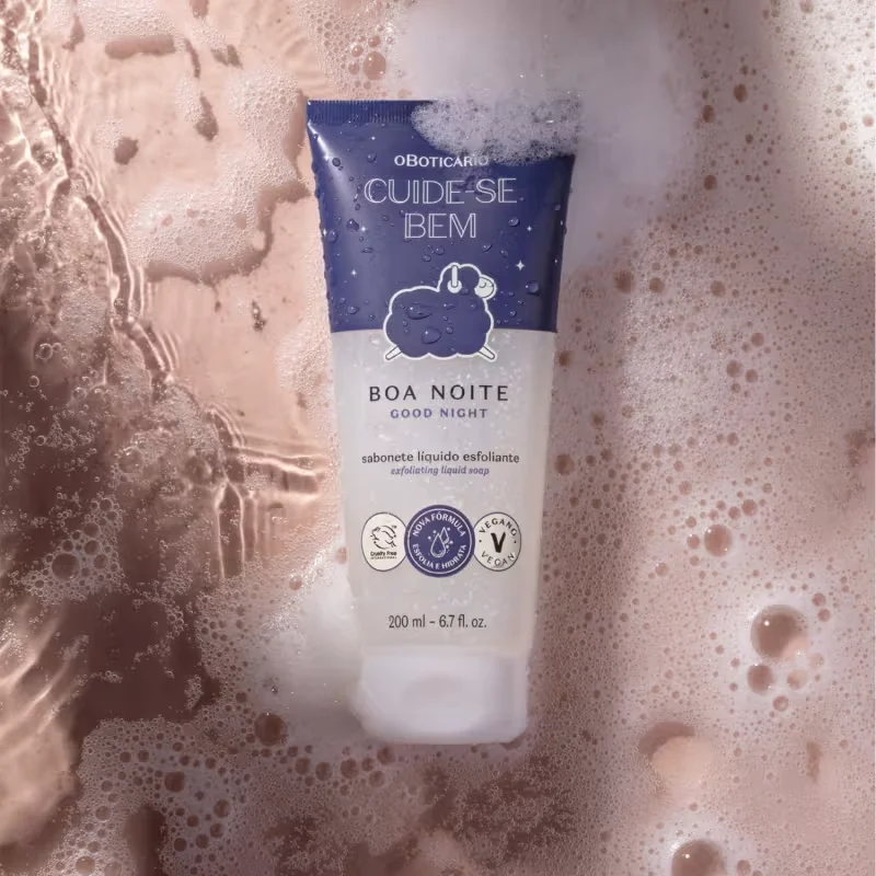 Sabonete Líquido Esfoliante Cuide-se Bem Boa Noite 200ml