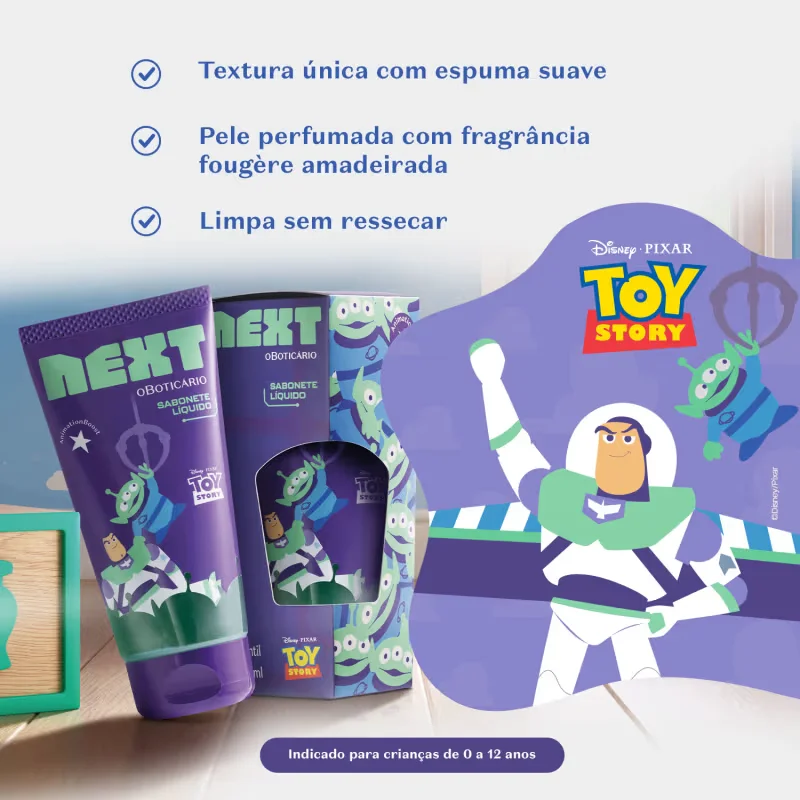 Sabonete Líquido Next Toy Story Gosma Intergaláctica 150ml