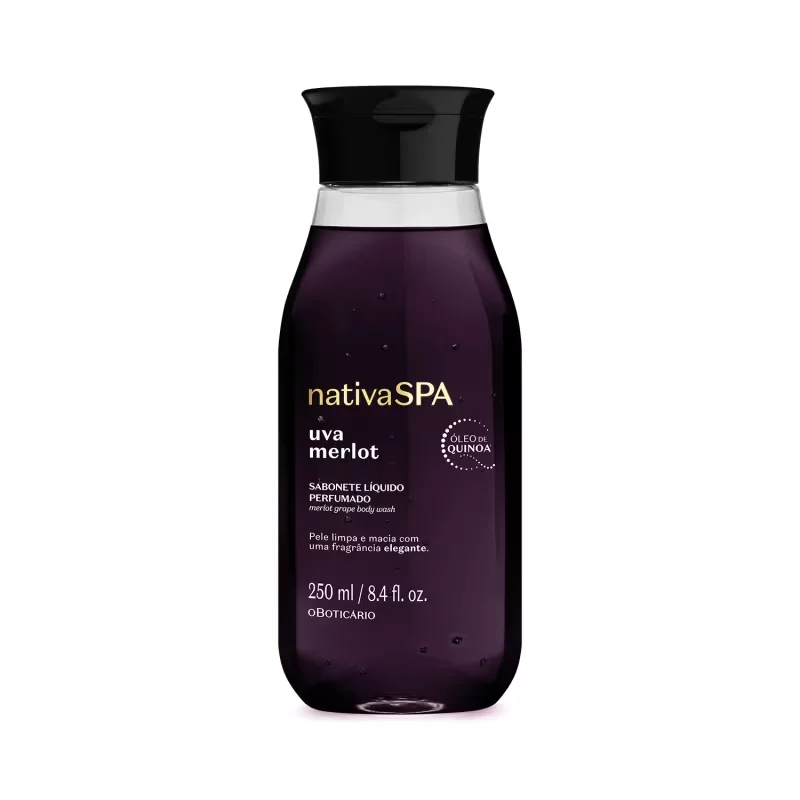 Sabonete Líquido Perfumado Nativa Spa Uva Merlot 250ml
