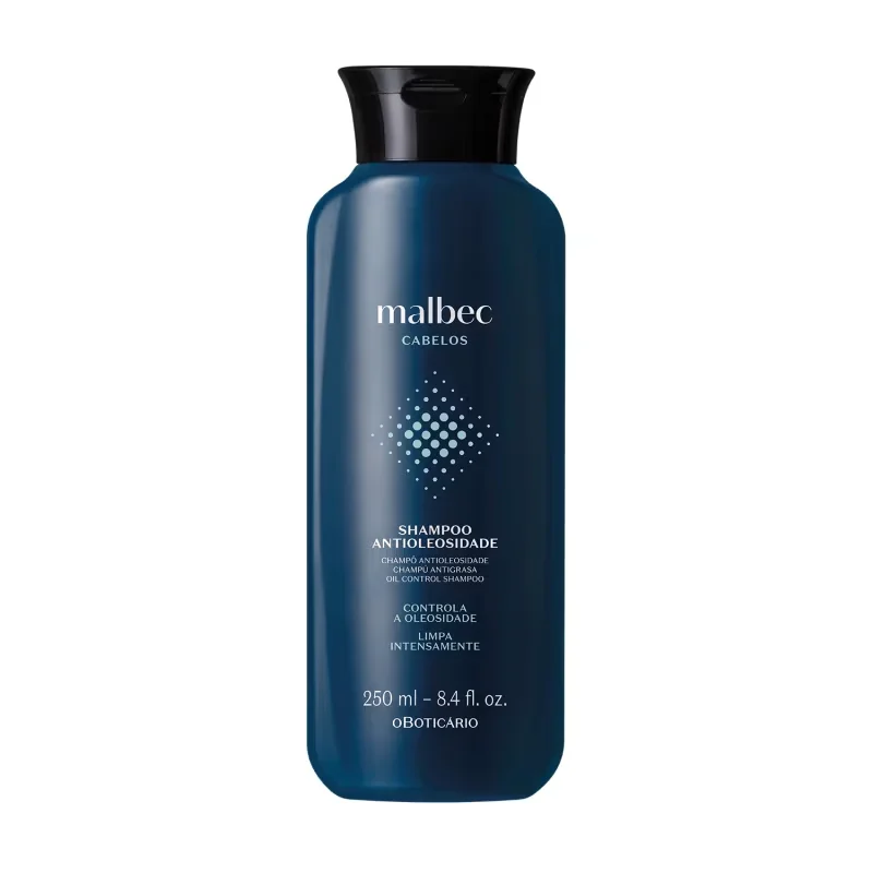 Shampoo Antioleosidade Malbec 250ml