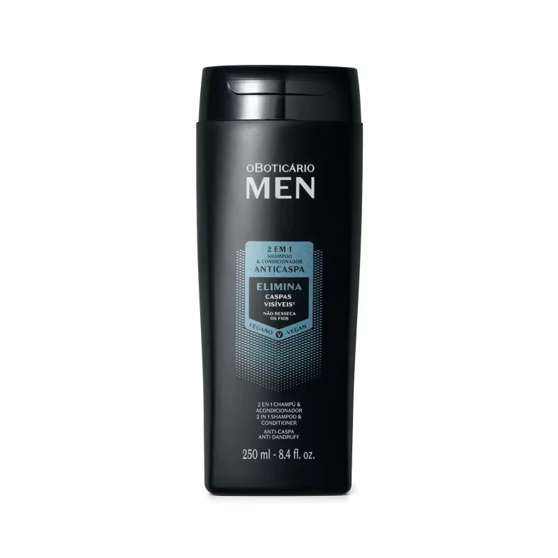 Shampoo E Condicionador Anticaspa 2 em 1 Men 250ml
