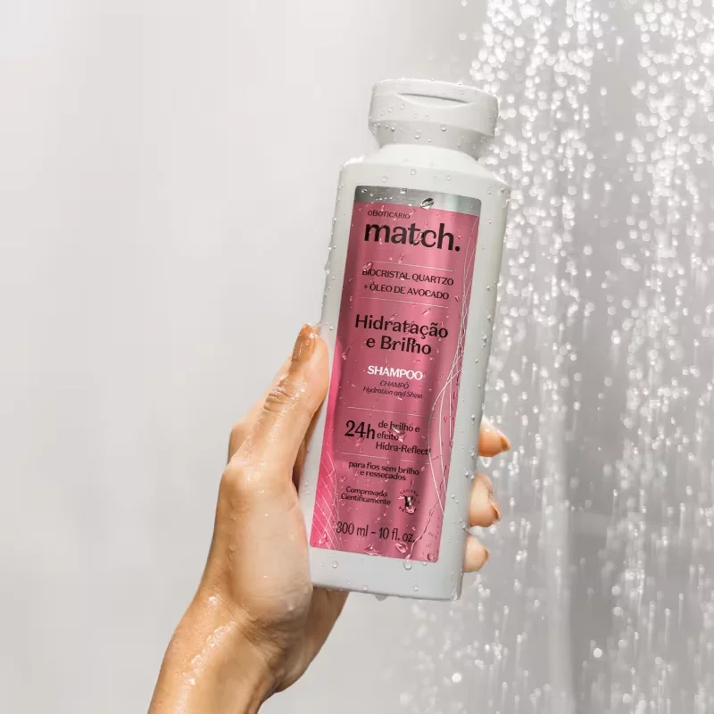 Shampoo Match Hidratação e Brilho 300ml