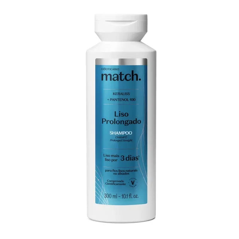 Shampoo Match Liso Prolongado 300ml