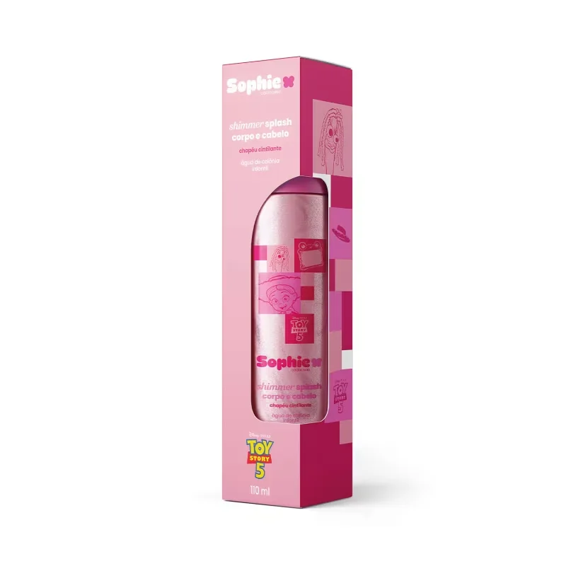 Shimmer Splash Corpo e Cabelo Sophie Toy Story 5 Chapéu Cintilante 110ml