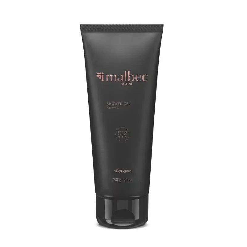 Shower Gel Cabelo E Corpo Malbec Black 200g