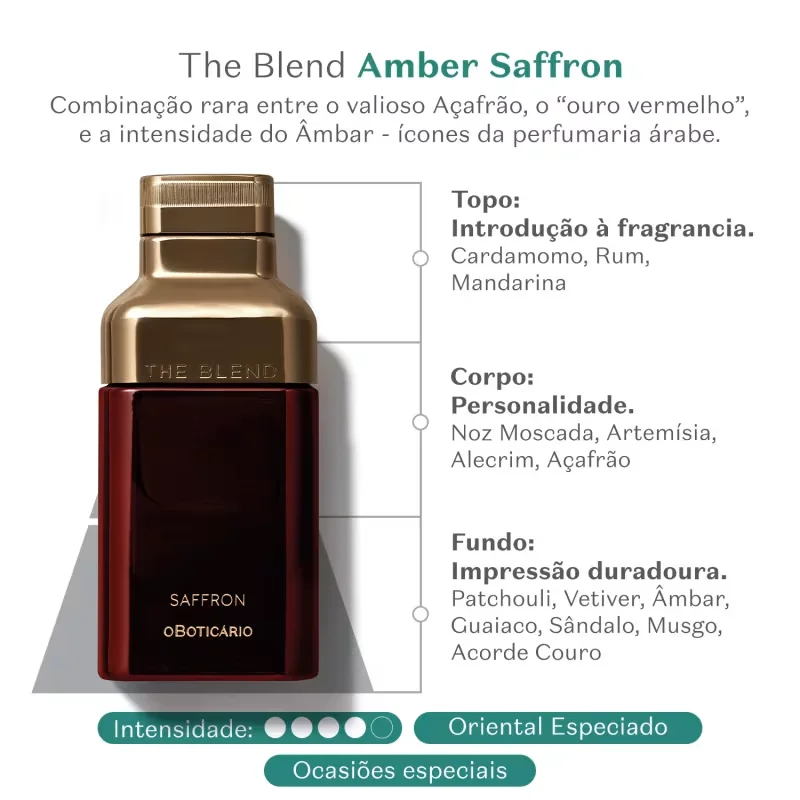 The Blend Amber Saffron Eau De Parfum 100ml