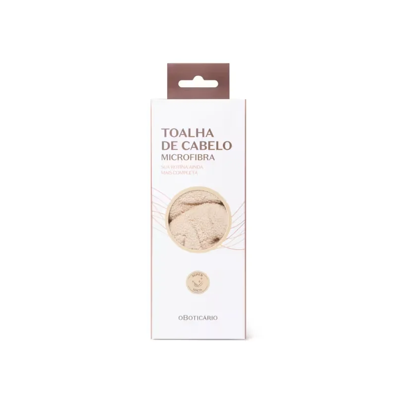 Toalha de Cabelo Microfibra O Boticário